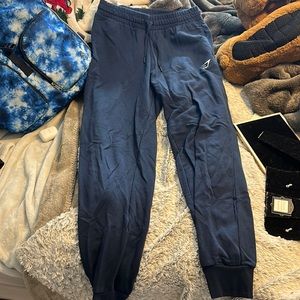 Gymshark bundle of joggers black and blue